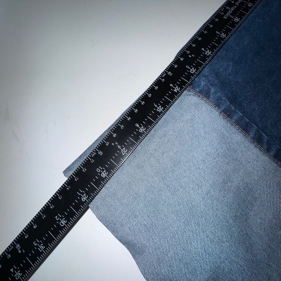 RSQ  Wide leg Jeans RSQ Button Fly Cuffed Tillys 100% Cotton Denim sz 28 - Picture 9 of 10